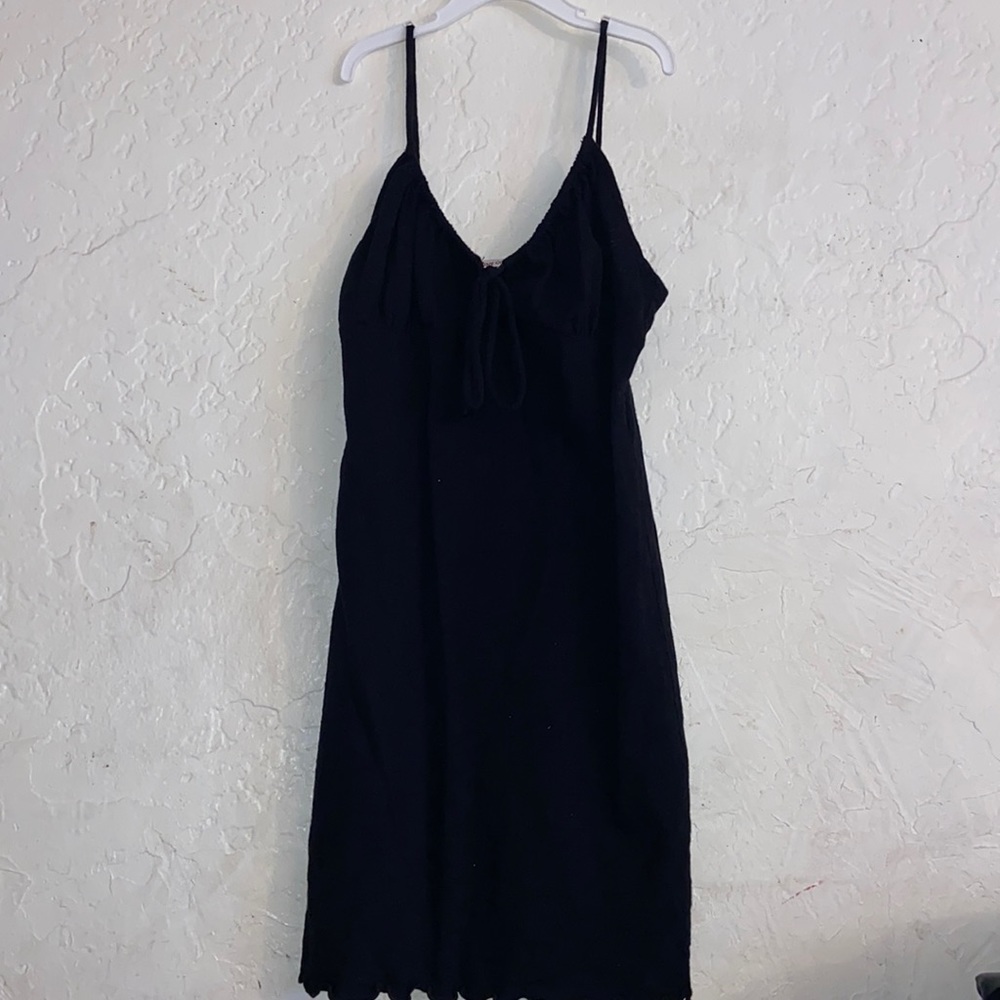 Black short dress